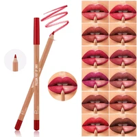 12-Color Velvet Matte Lipstick & Liner Red Contour Tint Lipstick-Waterproof, Long-Lasting Wear , Ideal Gift 2