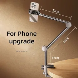 Versatile 360° Rotatable Metal Tablet & Phone Stand with Adjustable Foldable Arm (Phone Three - part)