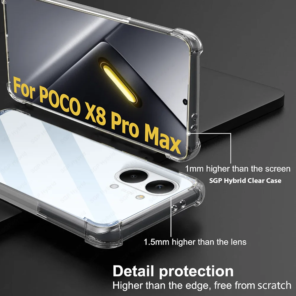 Anti-Yellow Transparent Soft Cover Clear Case
