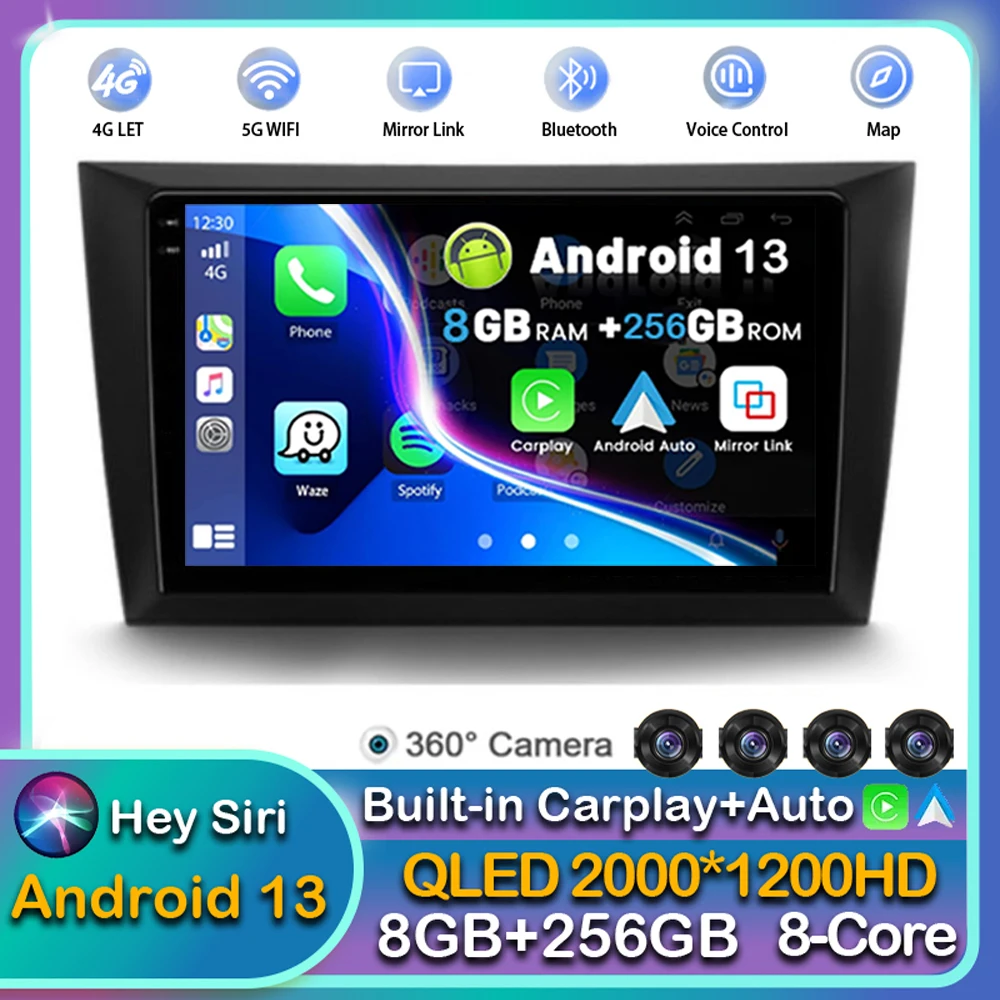 

Android13 Carplay Auto Car Radio For Volkswagen Golf 6 2008 2010 2011 2012 2013 2014 2015 2016 Player GPS Stereo WIFI+4G BT DSP