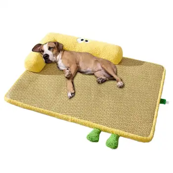 Rattan Dog Cooling Bed Mat 1