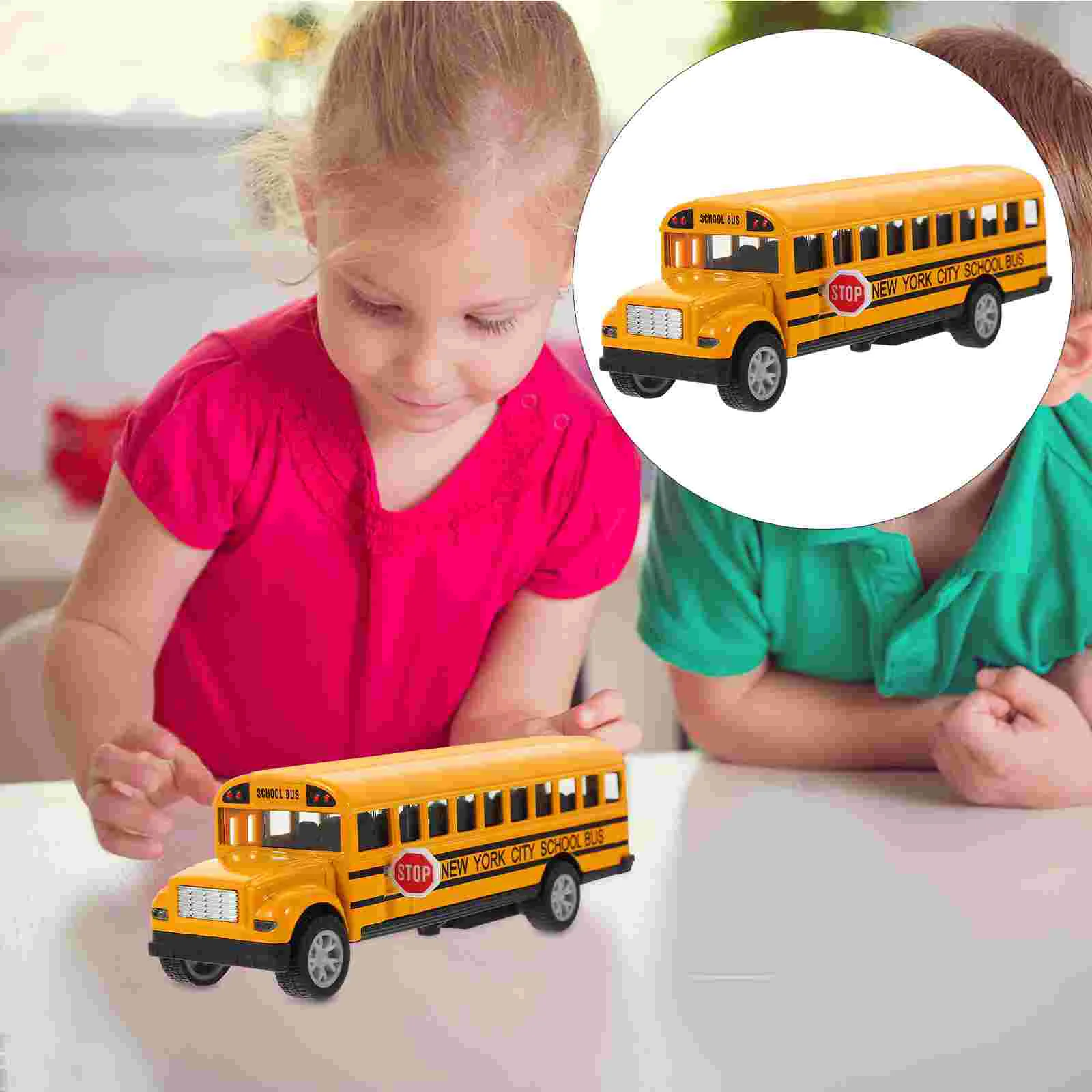 

Mini School Buses To Scalees To Scale Toy Children Educational School Buses To Scalees To Scale Model Toddler Pull Back Car