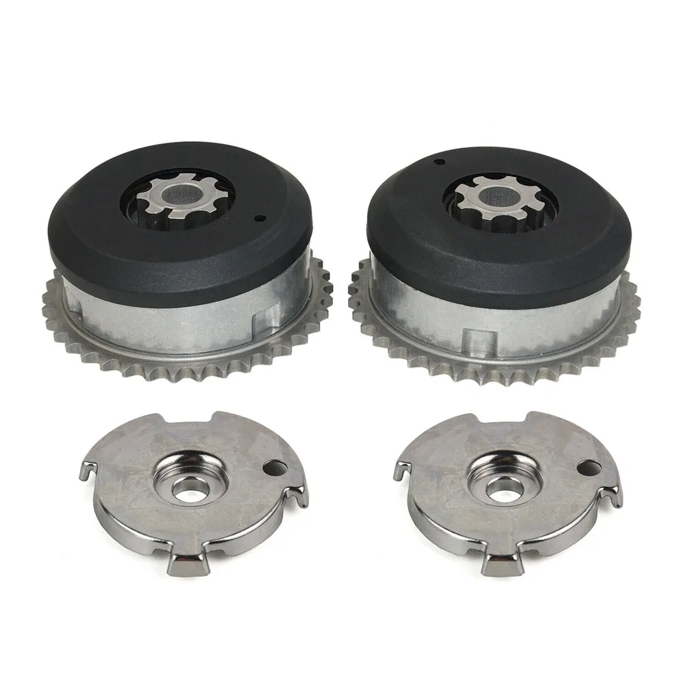 

2Pcs 11367583207 11367583208 Intake + Exhaust Camshaft Adjuster Sprocket for BMW N51 N52 N55 X1 X3 X5 E60 E64 E81 330i 525i 530i