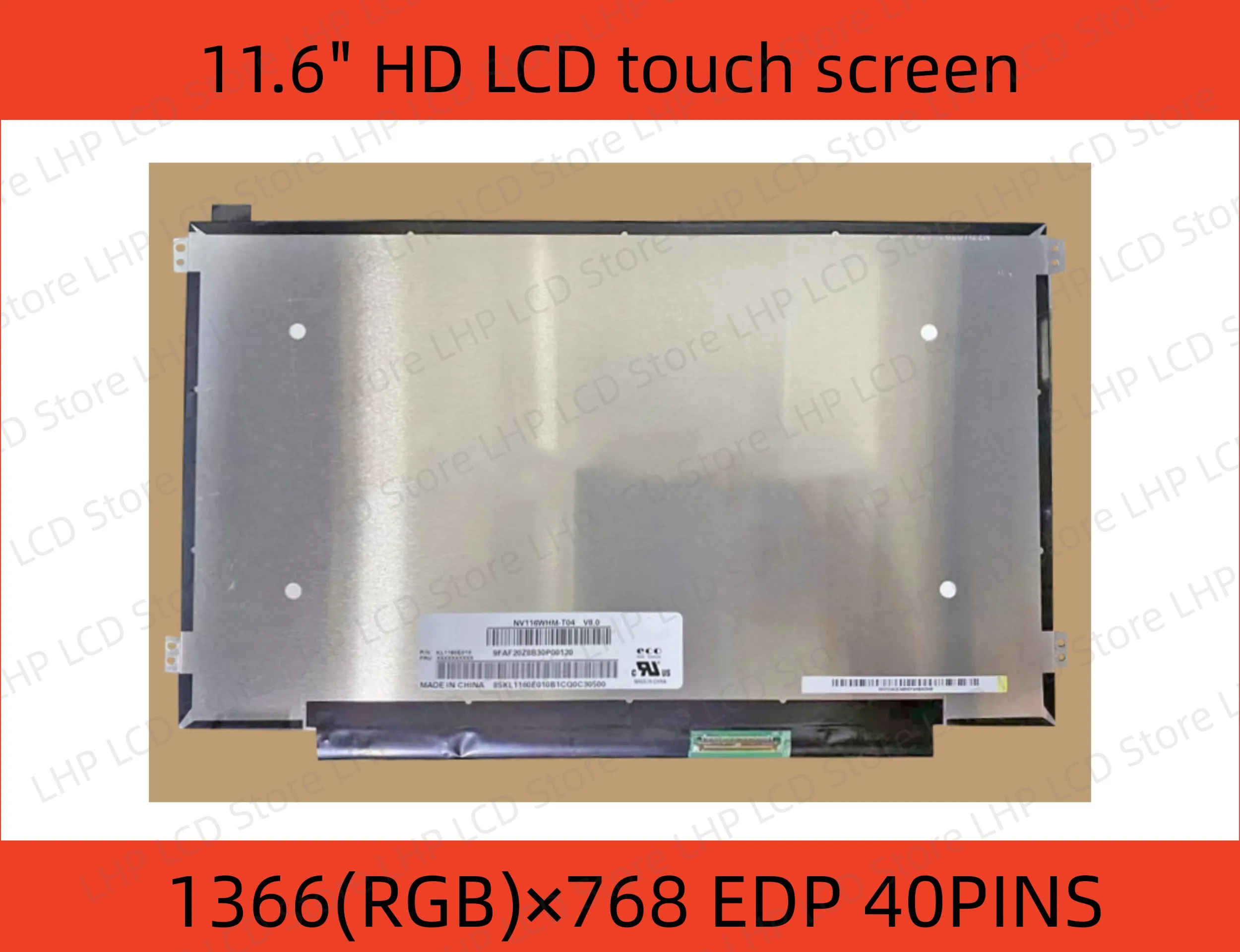 Dalle Écran LCD NV116WHM-N4C V8.0 11.6" - 1366x768 HD - 30pin - Pour Réparation Neuf