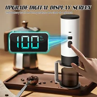 Machine à café expresso portable électrique sans fil pour voiture et maison, cafetière de camping 3-en-1, compatible capsules et poudre, machine à café de voyage USB, machine à expresso pour voiture, maison et voyage, chauffage rapide, design compact 3