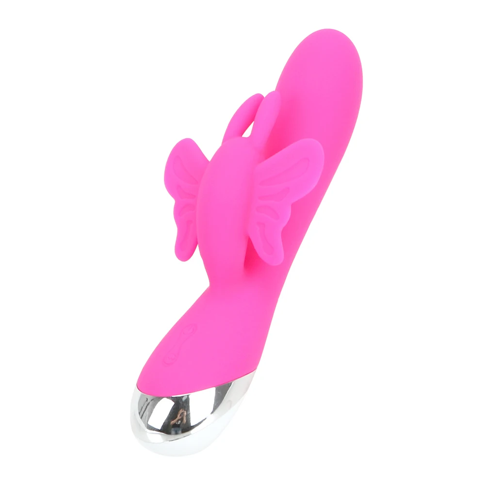 Vibratore dildo a farfalla e stimolatore clitorideo per donna_voghion.com