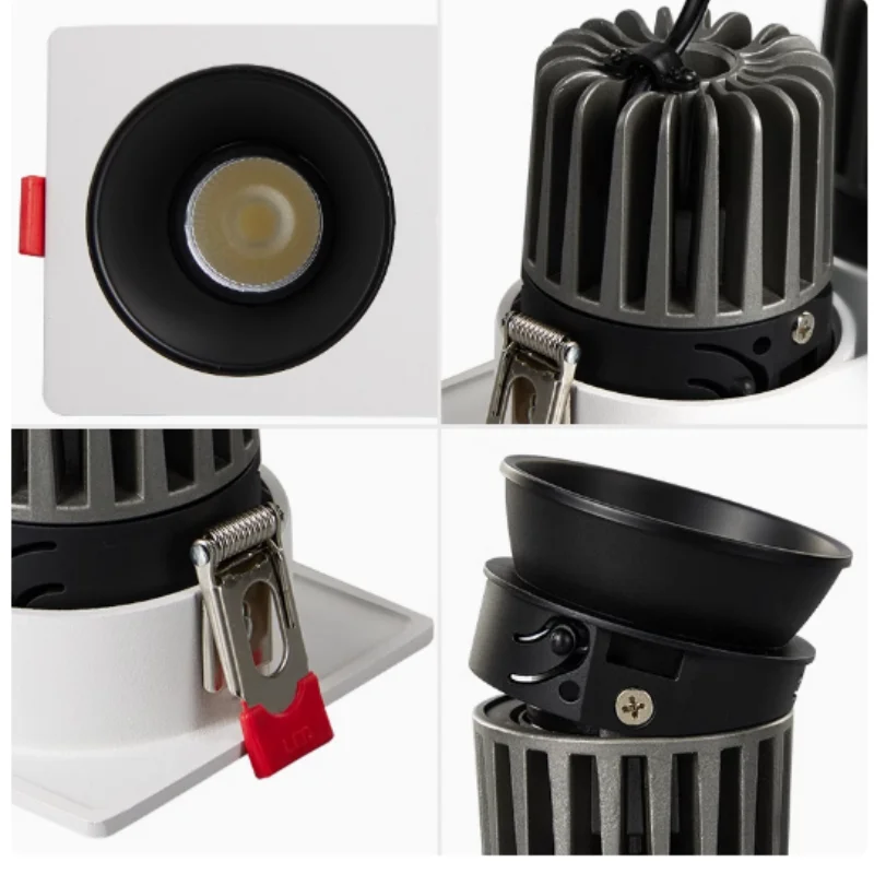 10W-60W Recessed Dimmable Led COB Downlight for Home Office Store