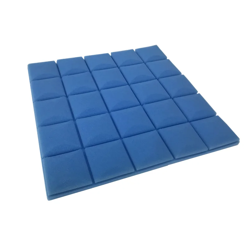 6 pcs 50x50x3cm 스튜디오 어쿠스틱 폼 방음 벽 패널 사운드 흡수 처리 웨지 보호 방음 스폰지