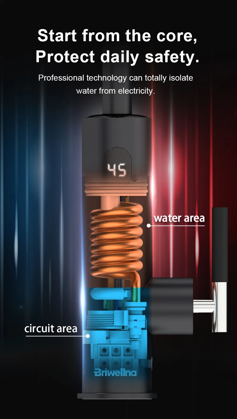 aquecedor elétrico de água