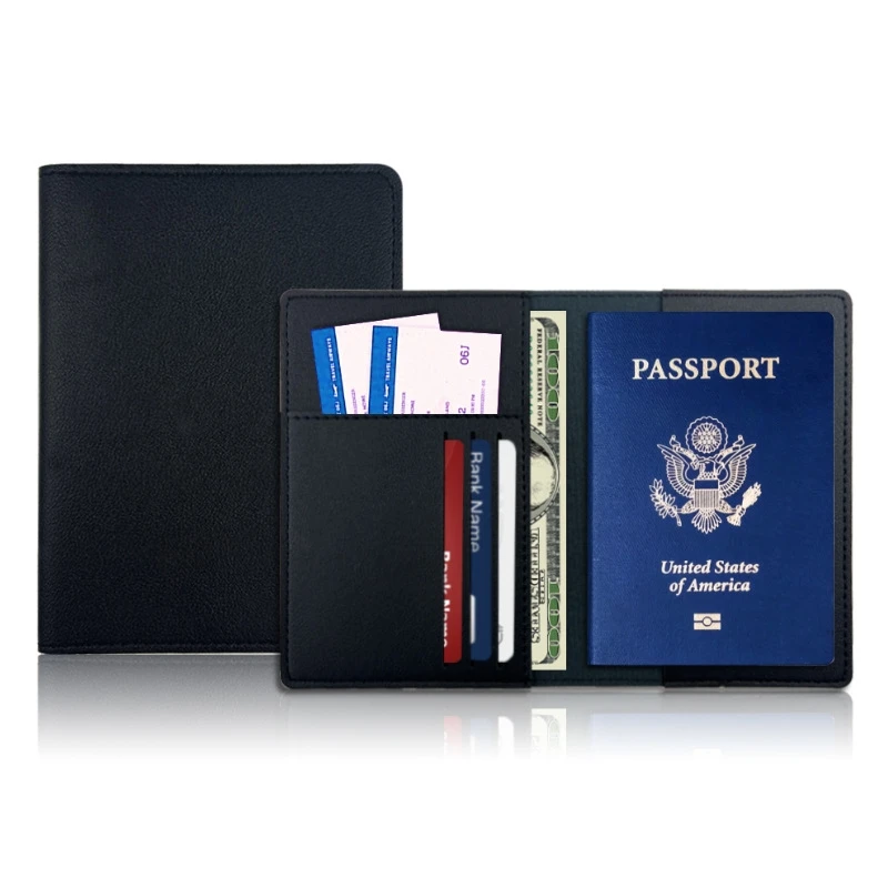 Passport Cover Custom Name Women Travel Accessories Document Wallet Men Family Passport Holder Personalized Logo Wedding Gift