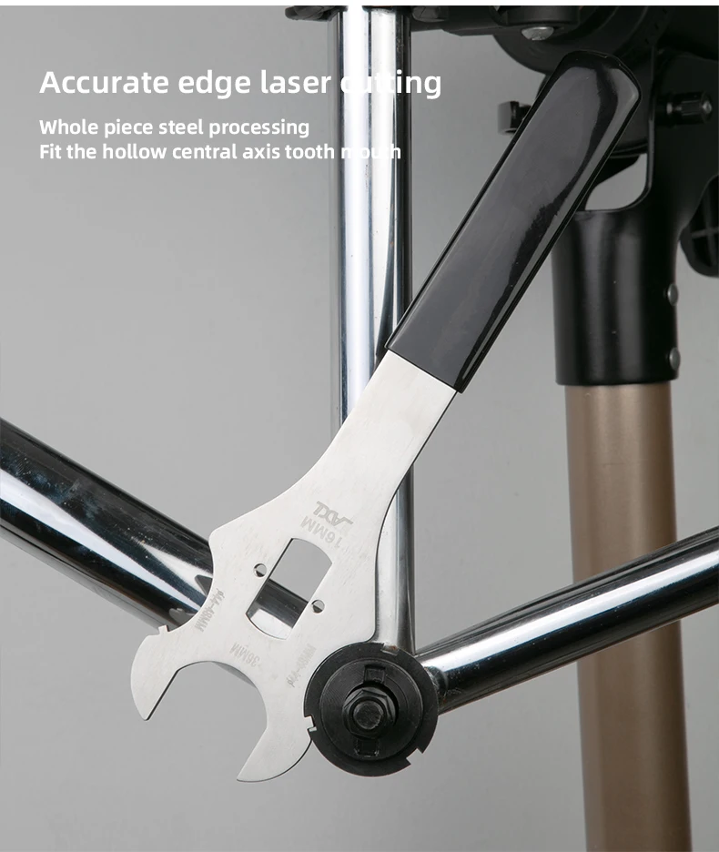 4 In 1 Mountainbike Quadratischen Loch Tretlager Installieren Entfernung Werkzeug 36 MM 44 MM 48 MM Schlüssel MTB Fahrrad Mutter Schraube Stahl Spanner – Detail 5