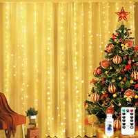 Remote Control USB Fairy Lights 3 4 6 Meters LED Curtain String Lights for Christmas Home Bedroom Decoration Festive Party 3