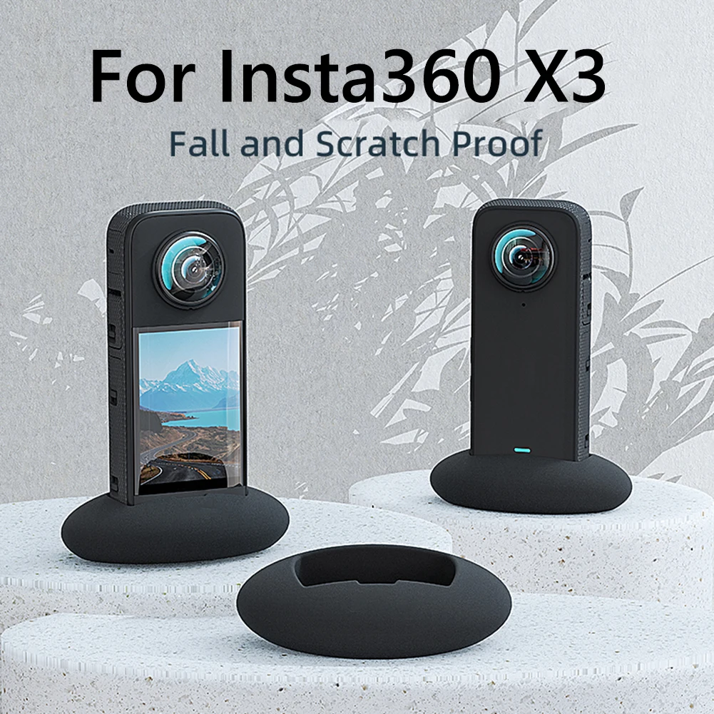 Insta360 One X3 소프트 실리콘 카메라 베이스, 방진, 방수, 미끄럼 방지