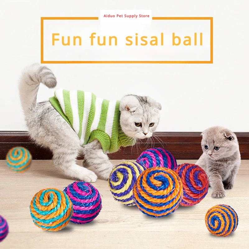 

Cat Scratching Round Board with Ball Multi Function Toy Cat Scratcher Funny Sharpen Nails Scraper Can Replace Nest for cats