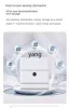 L'm'm Desktop Dishwasher Household Intelligent Automatic 5 Sets S1 White Disinfection Integrated Kitchen-Free Change 3