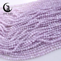 Perles de Kunzite naturelle facettées de 3 mm, pierres de lune violettes et kyanite, perles intercalaires en vrac pour la fabrication de bijoux, accessoires pour bracelets et colliers DIY 1