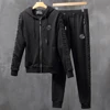 2024 top brand men's pure cotton letter embroidery 2-piece hooded sweater pants sportswear Ropa deportiva con capucha uomo plein 1