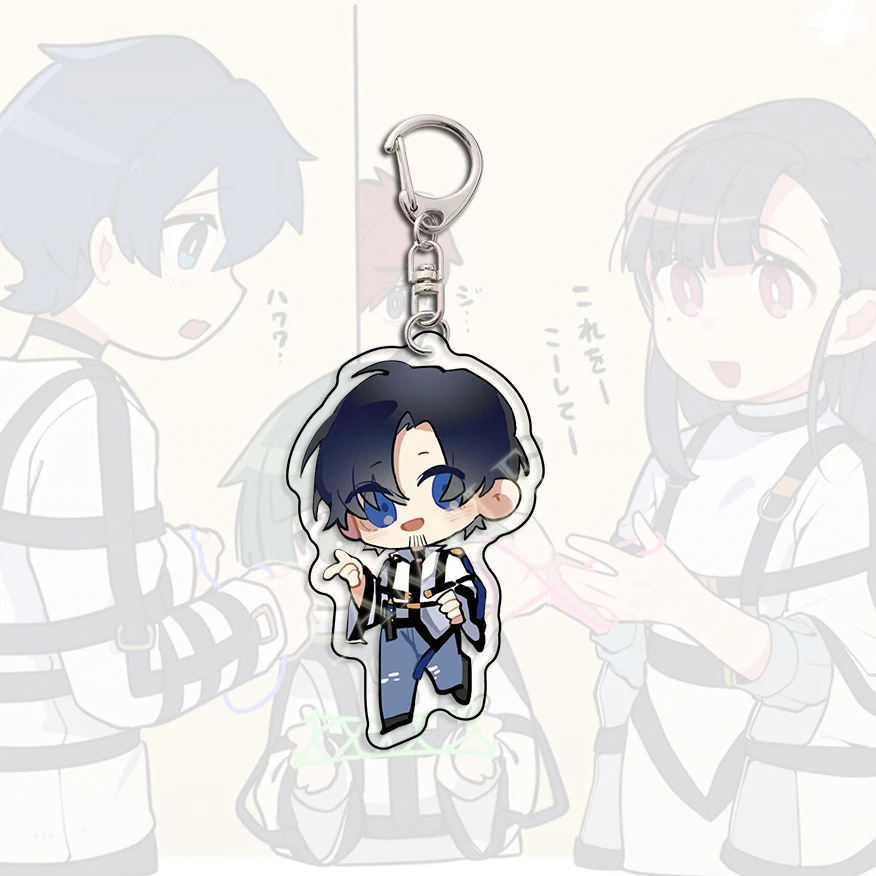 Hot Anime MILGRAM Q Version Acrylic Keychain MILGЯAM Haruka