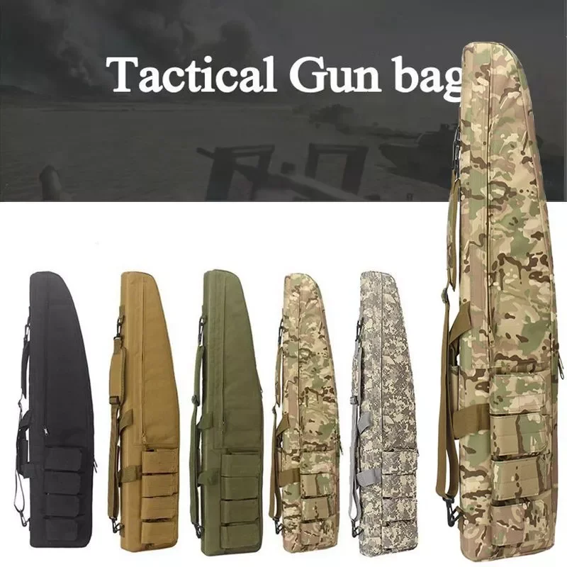 Outdoor Military Sniper Air Gun Rifle Protection Bag 118cm Hunting Accessories Waterproof Tactical Function Equipment Gun Bag airsoft shooting tactical gun holster long gun protection cover bag army military camouflage equipment hunting accessories