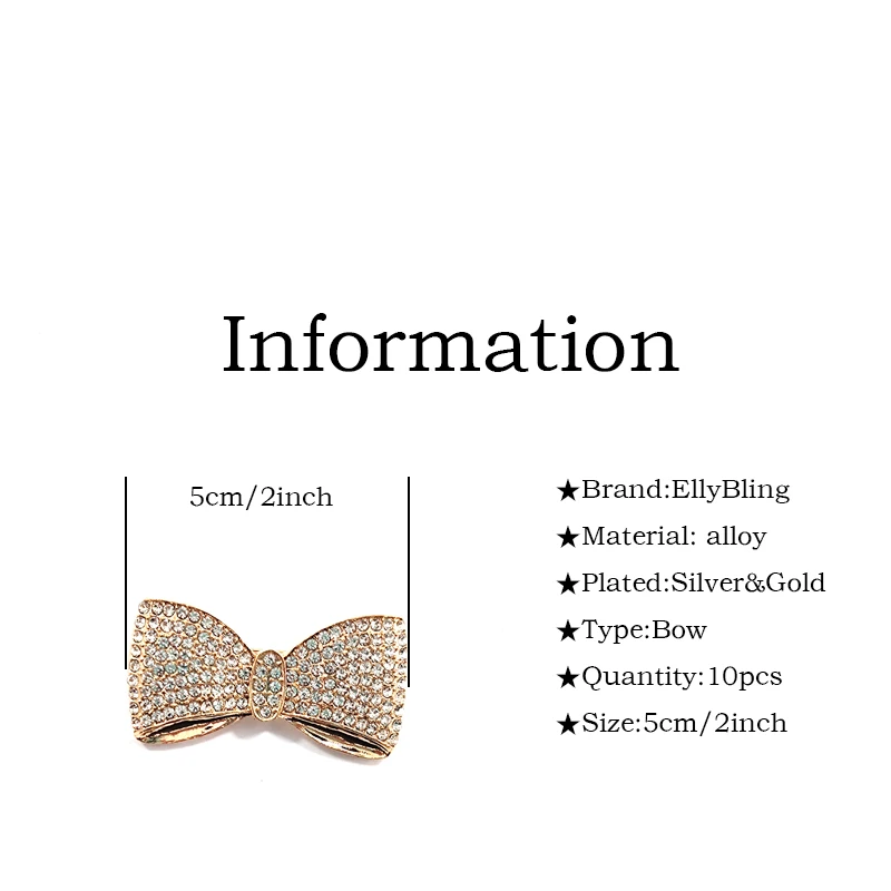 10pcs Bowknot Brooches with Rhinestons for Women High Grade Fashion Pins Coat  Accessories Jewelry Gifts BH014-BH015