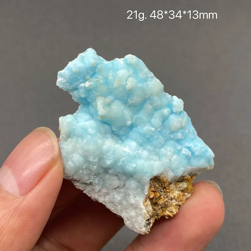 100%  Natural blue aragonite Mineral Specimens Stones and Crystals Healing Crystal