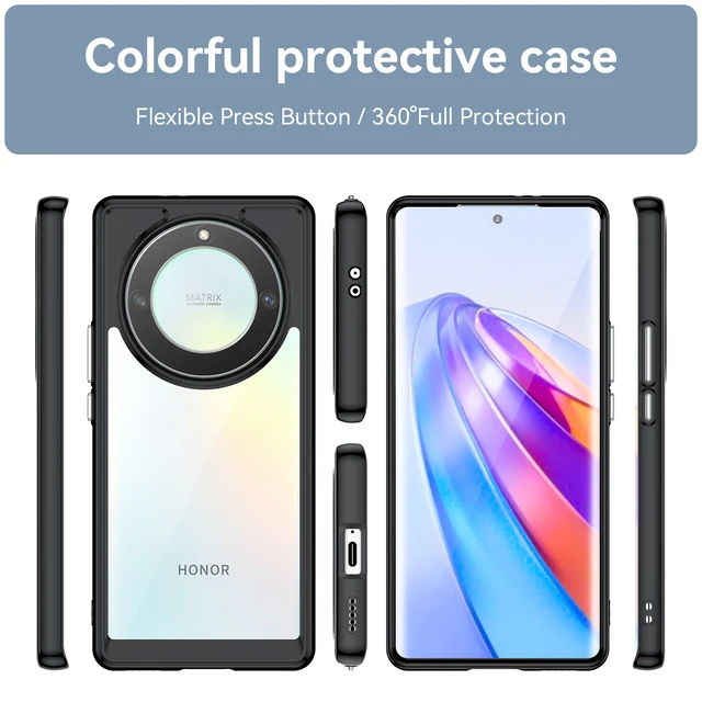 Kepuch Silklike Funda para Honor Magic 5 Lite/Honor X9a - Case Carcasa  Placa de Metal Incorporada para Honor Magic 5 Lite/Honor X9a - Verde :  : Electrónicos