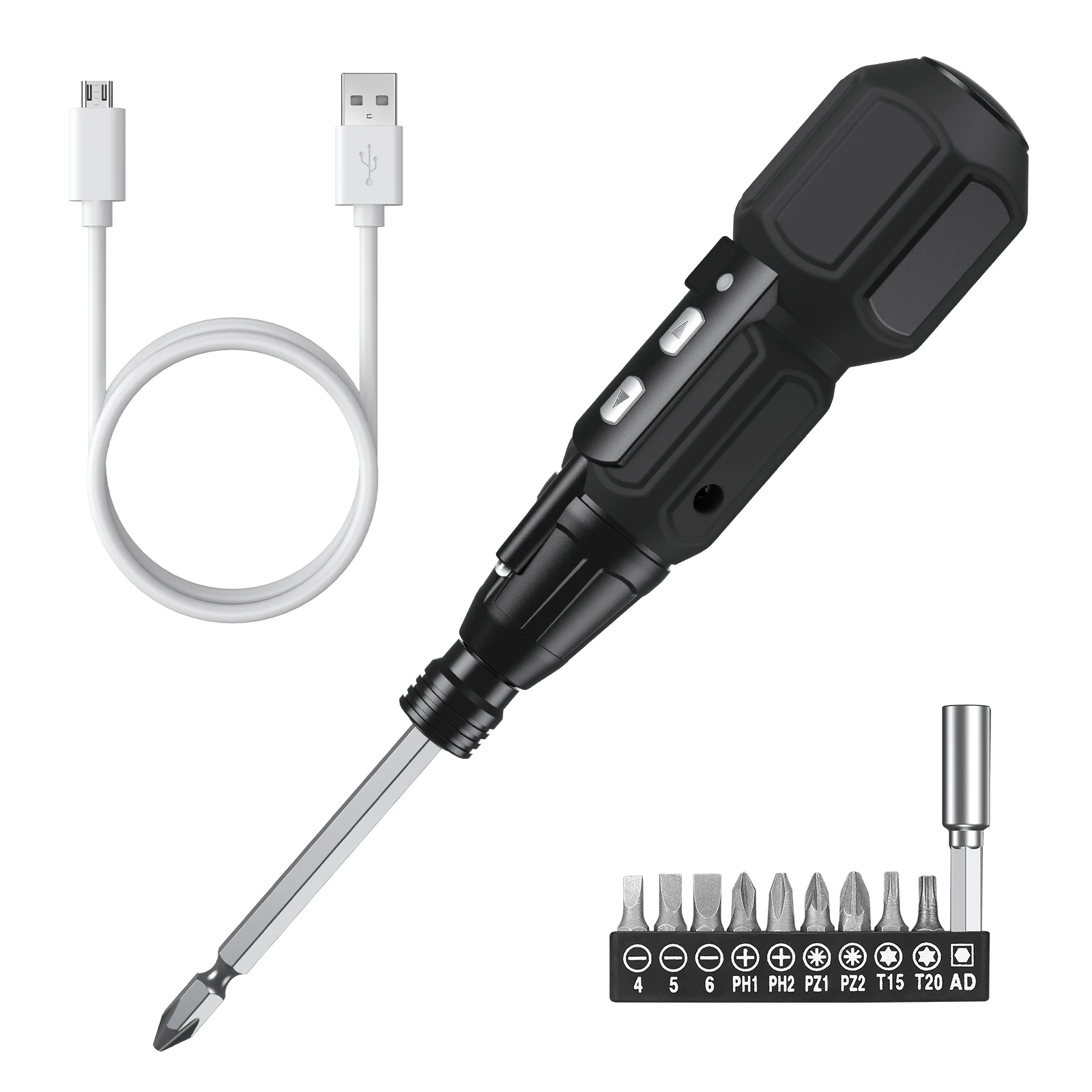 thumbnail image 2 of Cordless Electric Screwdriver With LED Light - Rechargeable 3.6V Mini Screwdriver With Type-C Charging 2 of 10