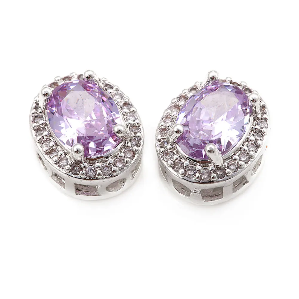 Cuentas de Espaciador Ovaladas de Brasso Dorado 18K Accesorios de Joyería DIY de Alta Calidad - details 0