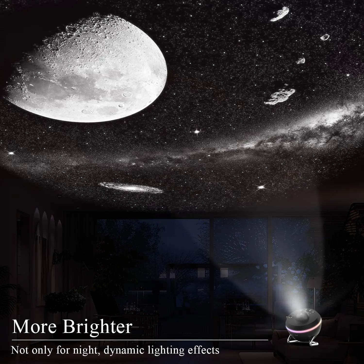 13 in 1 Star Projector Projector Night Light 360 Degree Rotating 4K HD Galaxy Projector Bedroom With Timer Planetarium Projector 3