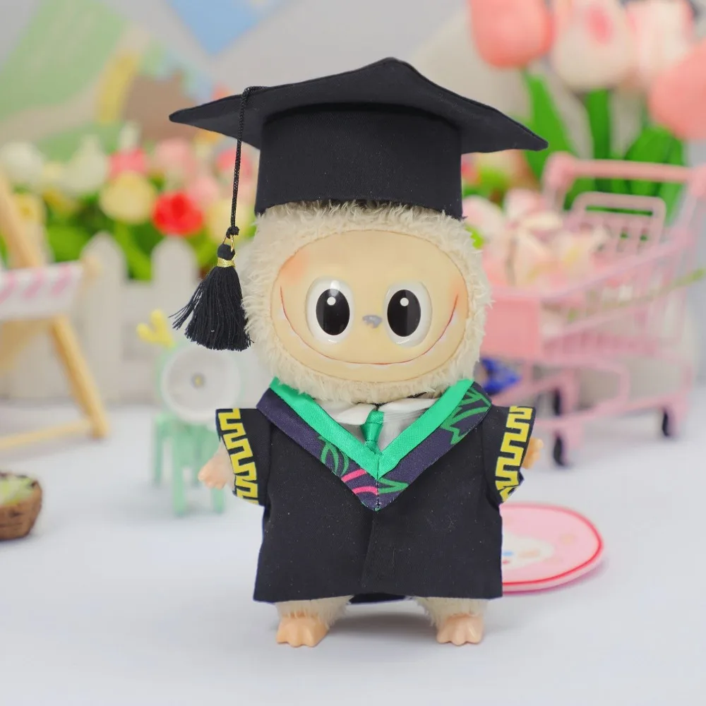 15/17cm Labubu Clothes Doll Graduation Dress Dress Up DIY Gift Doll Clothes  Accessories Cultivate Hands-on Ability Children Toys - AliExpress 26