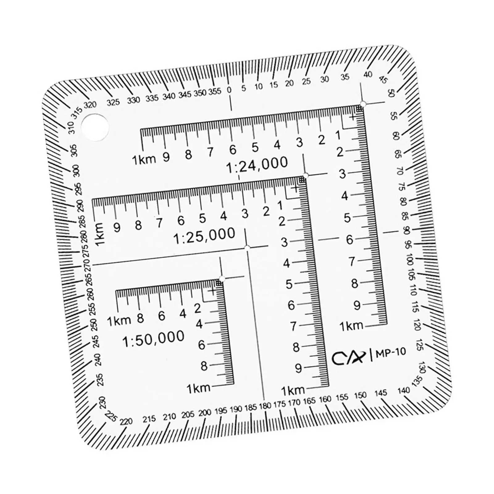 Pocket Grid Map Reading Transparent 1:24000 1:25000 1:50000 School Learning for Poltting Utm, Usng, Mgrs Coordinates Map Reading map reading tool
