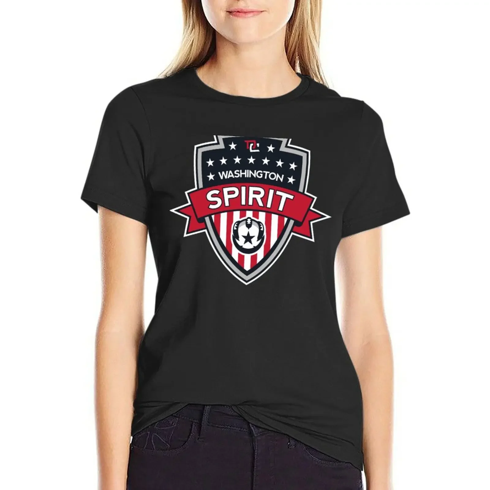Washington Spirit Icon Classic T-Shirt female korean fashion Aesthetic clothing T-shirts for Women