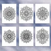 1pc, Mandala Coloring Book, Teenagers Coloring Book, 30 Different Patterns, 100gsm Thick Paper, Stress Relief, Birthday Gift 4