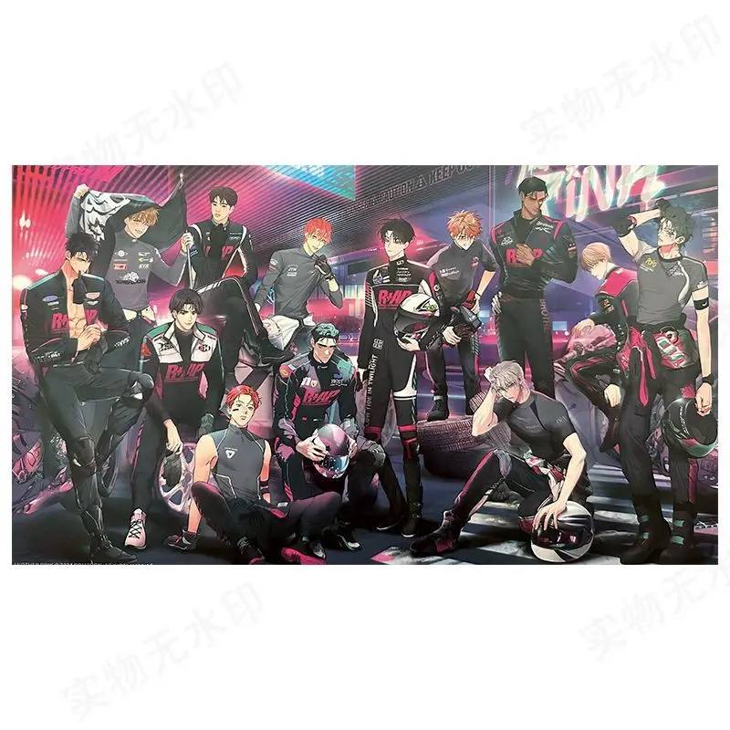 Lezhin Calendar Poster Black Rabbit Poster Bomtoon Calendar