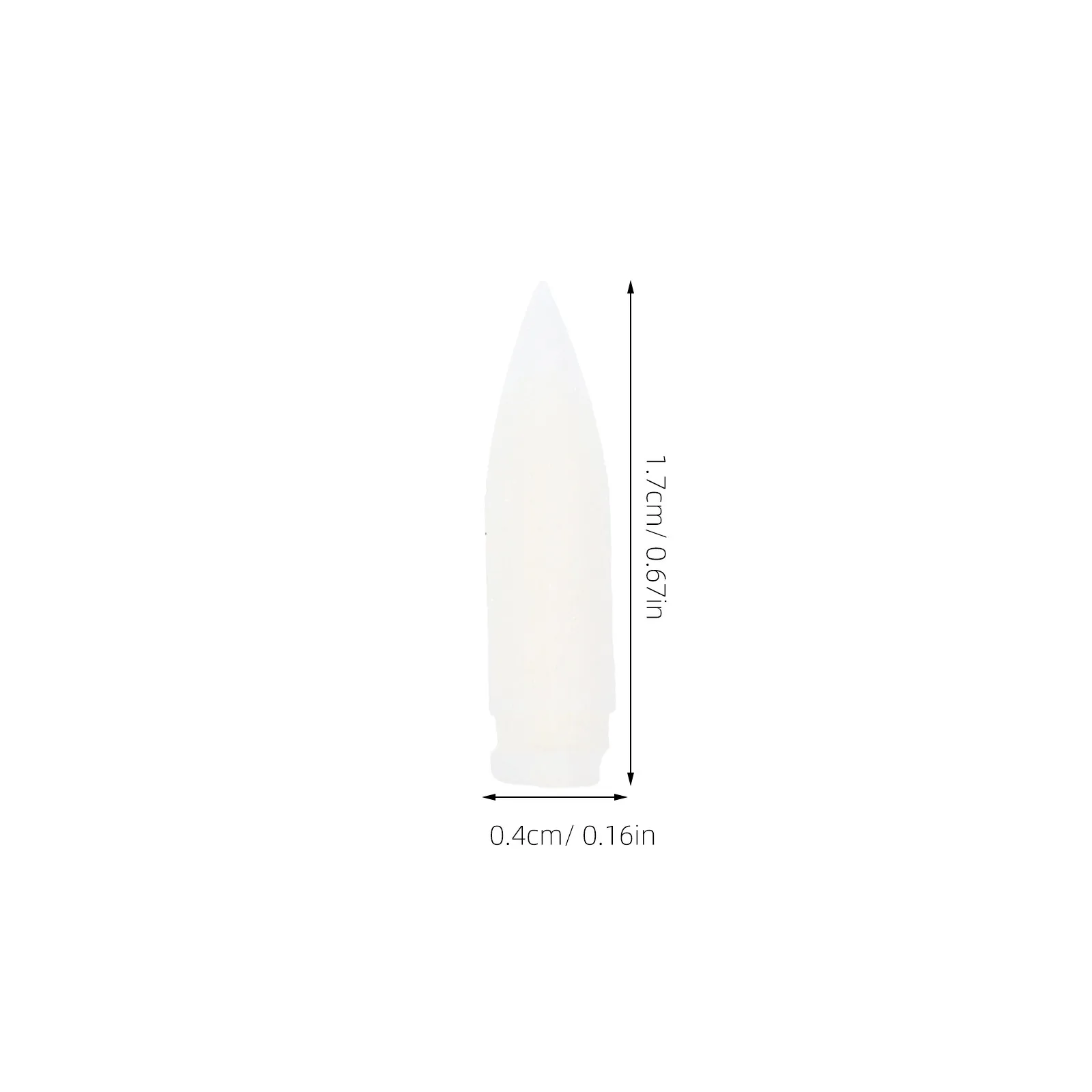 10Pcs 아크릴 페인트 마커 펜촉 교체용 미세 팁 0.4mm 정밀 스케치 드로잉 페인팅 용품용 소프트 나일론