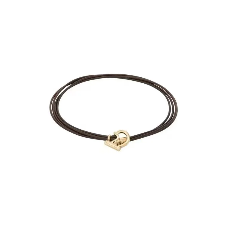 New Stainless steel alloy Silver Color leather Necklace Can Be Given As A Gift To Women with Free Wholesale Shipping