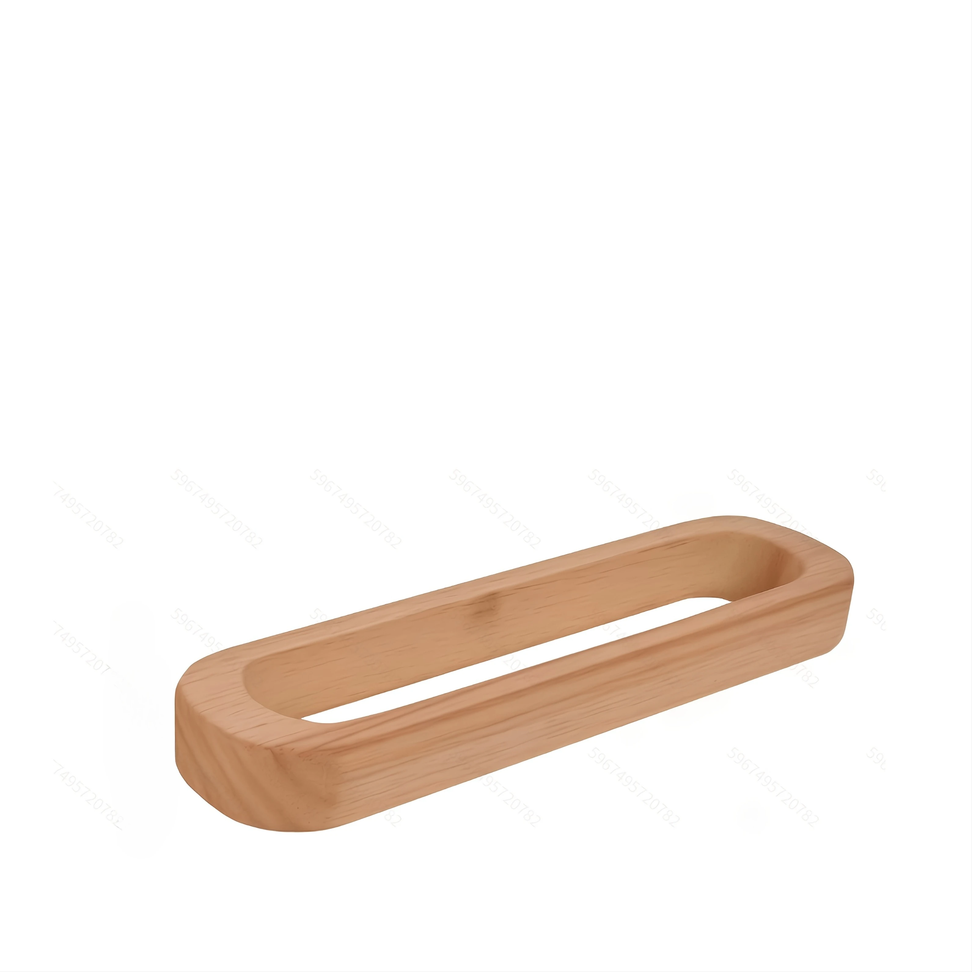 Elegant Wall-Mounted Wooden Towel Rack | Thickened Bar & Decorative Shelf