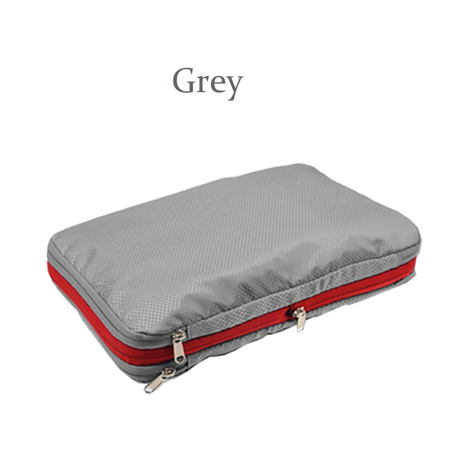 Cubi da imballaggio compressi da viaggio Borsa portaoggetti pieghevole impermeabile Valigia in nylon portatile con borsa per organizer per bagagli  15