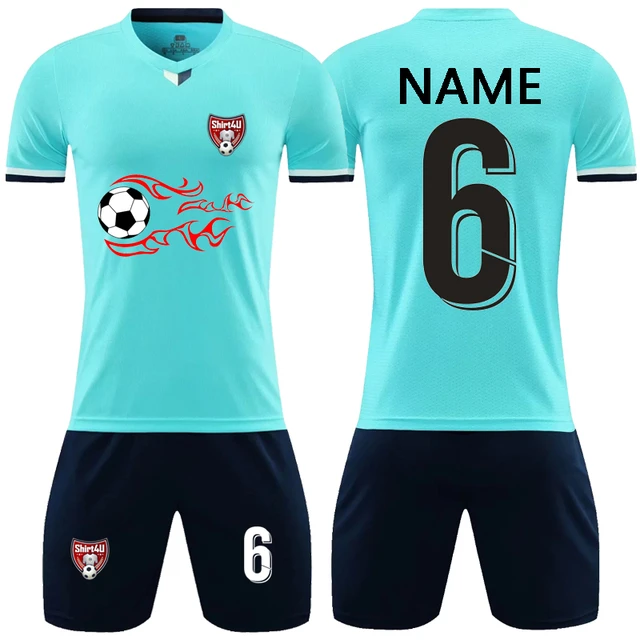 Equipacion Futbol Niño,Camiseta Futbol,Camisetas De Futbol De Hombre,Conjunto  De Camiseta De Manga Corta, Camiseta Deportiva De Fútbol para Hombres para  Niños Y Adultos (Color-06,XL) : .es: Moda