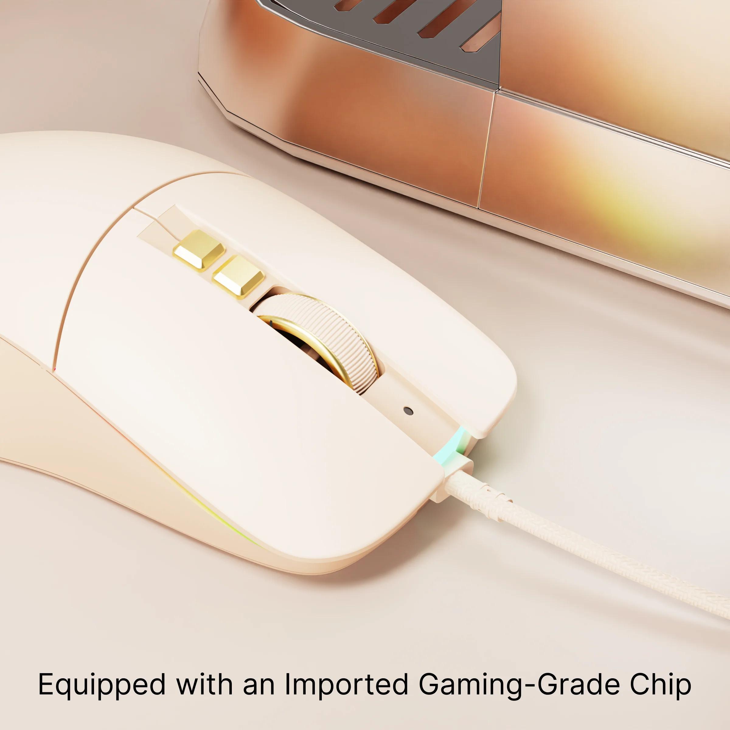 EWEADN G309 Wired Gaming Mouse, Rechargeable, Silent click, Ergonomic, for Office, Laptop, Desktop, eSports, Comfortable Grip