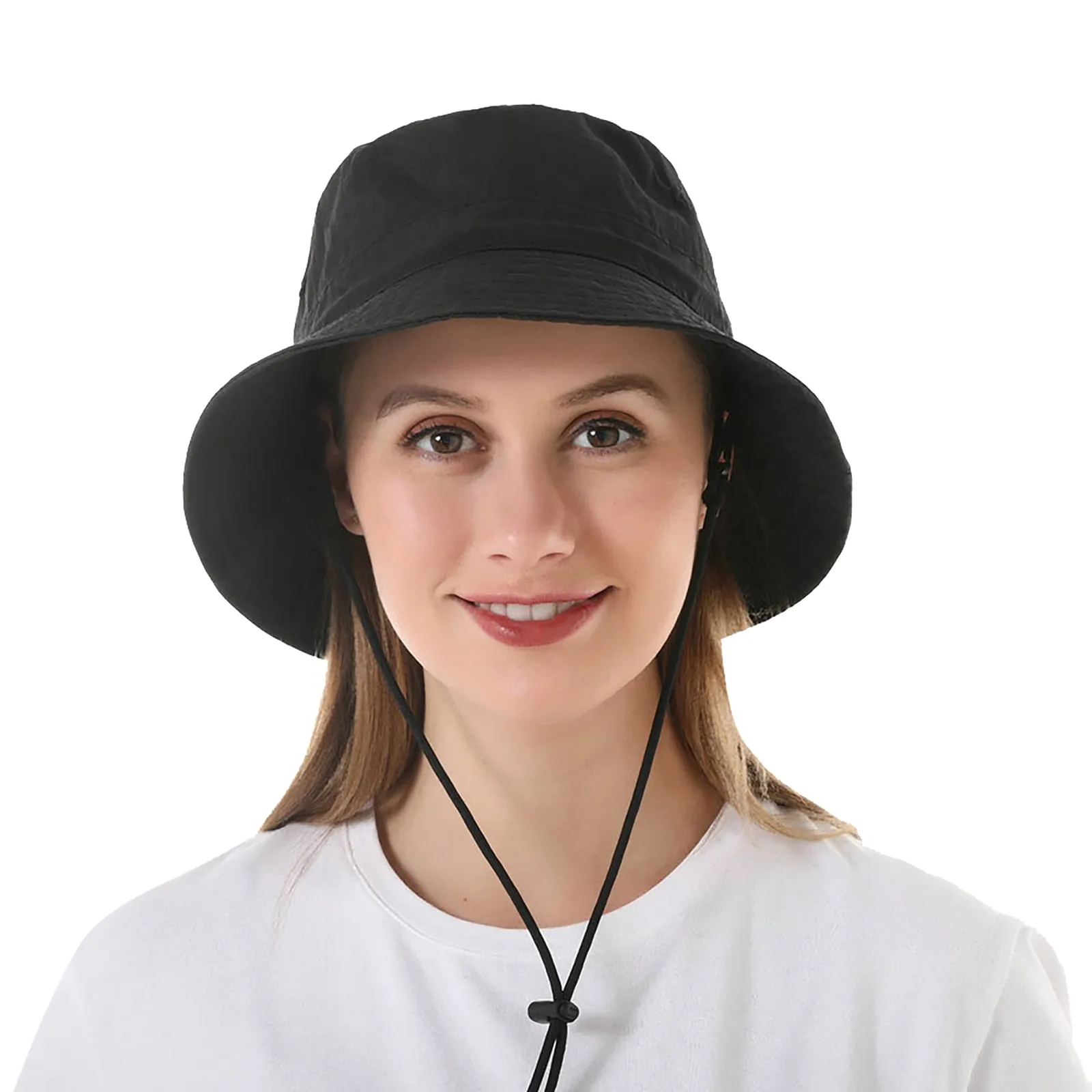 

Women's Fisherman Hat Outdoor Sun Hat Spring Summer Solid Color Beach Sunscreen Basin Hat Hat Woman Uh Hat Hat Beach