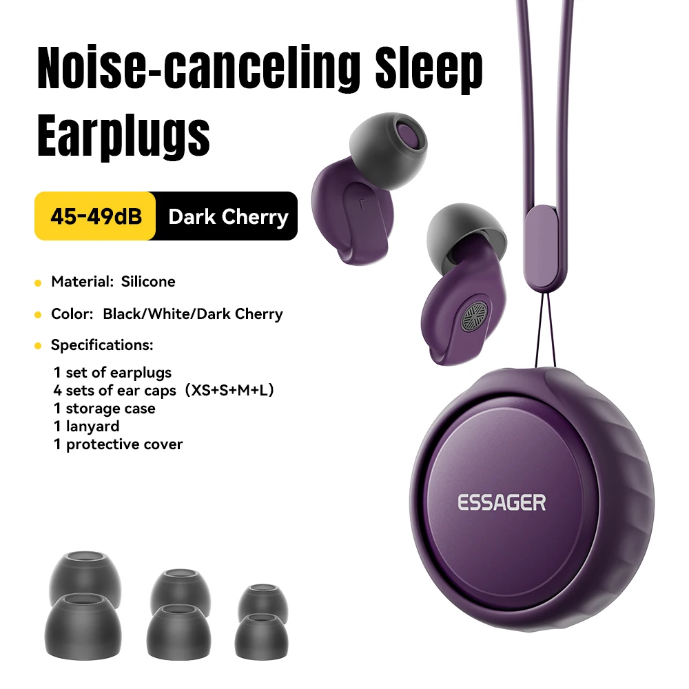 Premium Noise-Canceling Silicone Sleep Earplugs for Enhanced Comfort and Protection
