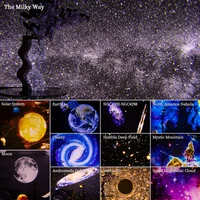 Night Light Galaxy Projector Starry Sky Projector 360° Rotate Planetarium Lamp For Kids Bedroom Valentines Day Gift Wedding Deco 2
