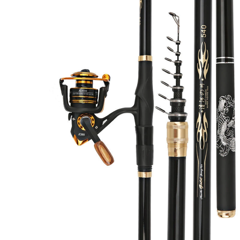 collapsible baitcaster fishing rod ProFISHiency Krazy Pocket Combo It telescoping fishing pole from Eagle Claw Baitcaster Combo Telescopic Baitcaster Zebco