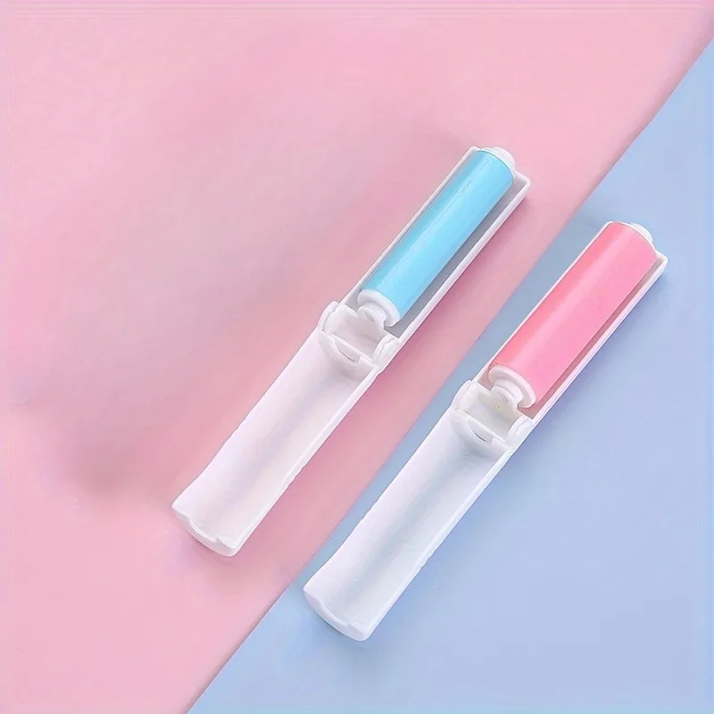 1PC Portable Folding Hair Sticker Washable Foldable Fabric Hair Remover Clothes Dust Brush