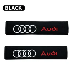 Car Logo Seat Belt Shoulder Pad Protector - Premium Quality Accessories (2pcs)