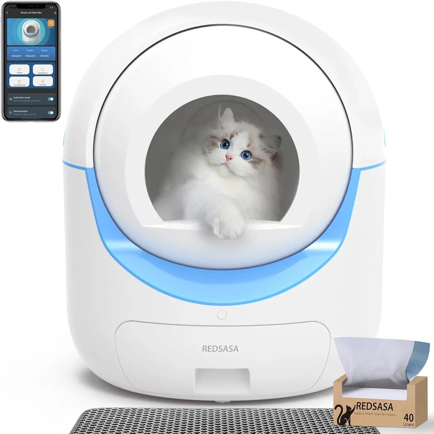 REDSASA Self-Cleaning Litter Box 1 REDSASA Self-Cleaning Litter Box 1