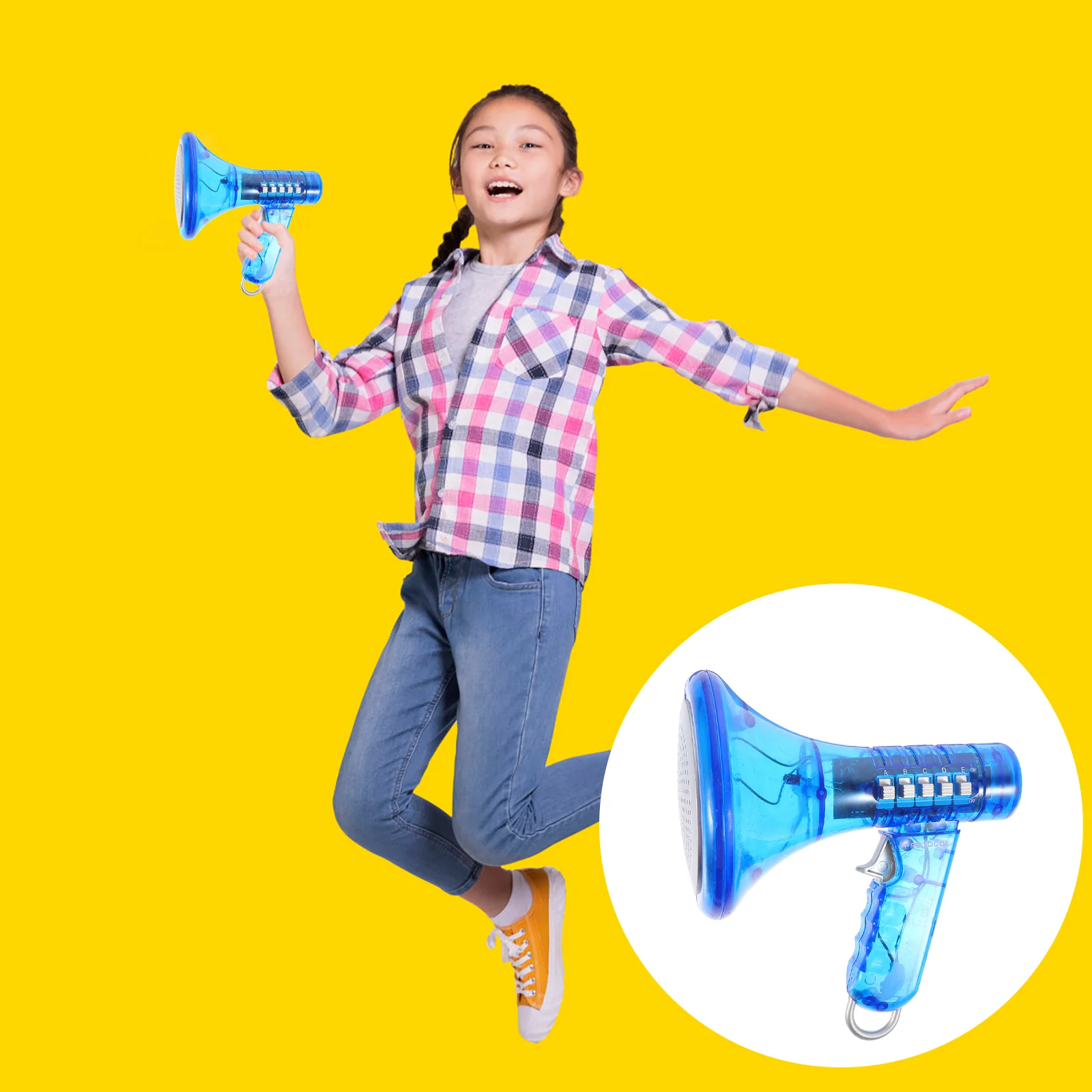 Mini Microphone Childrens Loudspeaker Toy Trumpet Playthings Bright Color Fun Design Safe Environmental Friendly