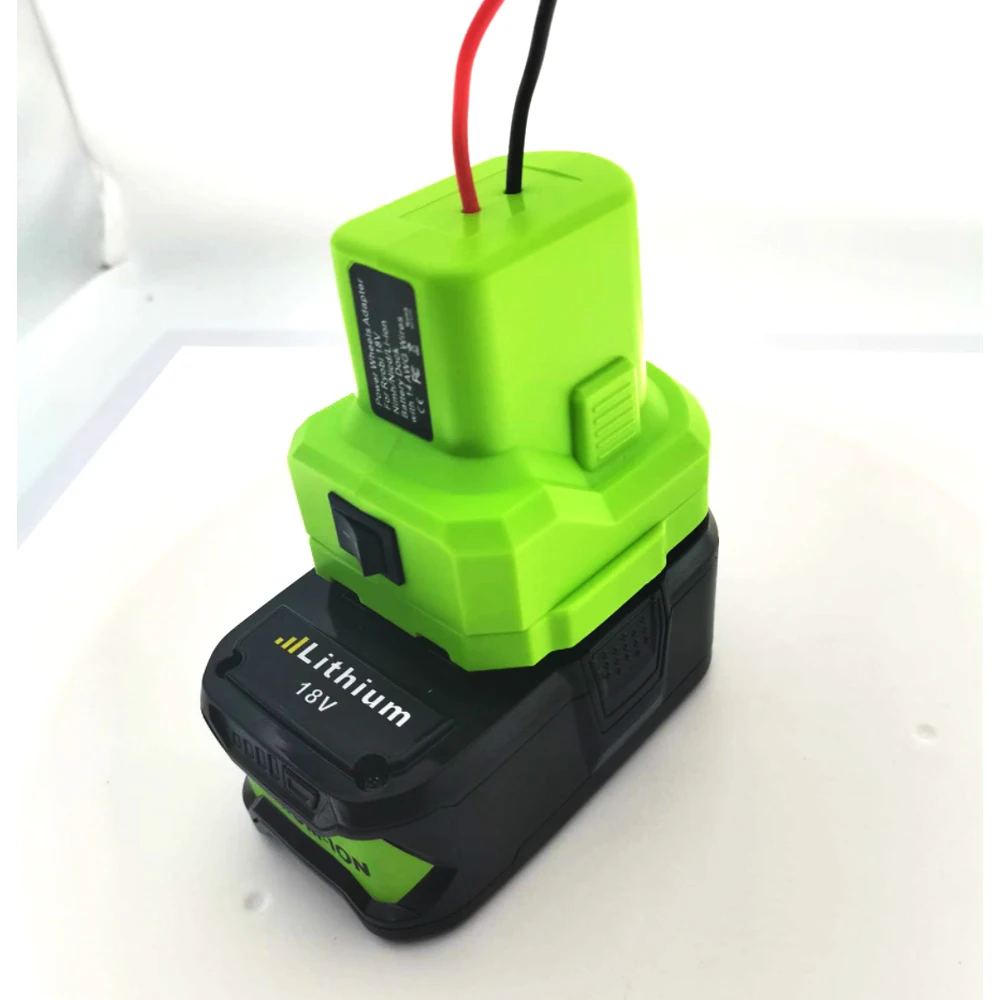 

Новый адаптер для аккумулятора «сделай сам» для Ryobi 7,2-20 в, литиевая никель-металлогидридная батарея, адаптер для колес питания, соединитель 14 AWG, инструменты «сделай сам», P108, P107, P102