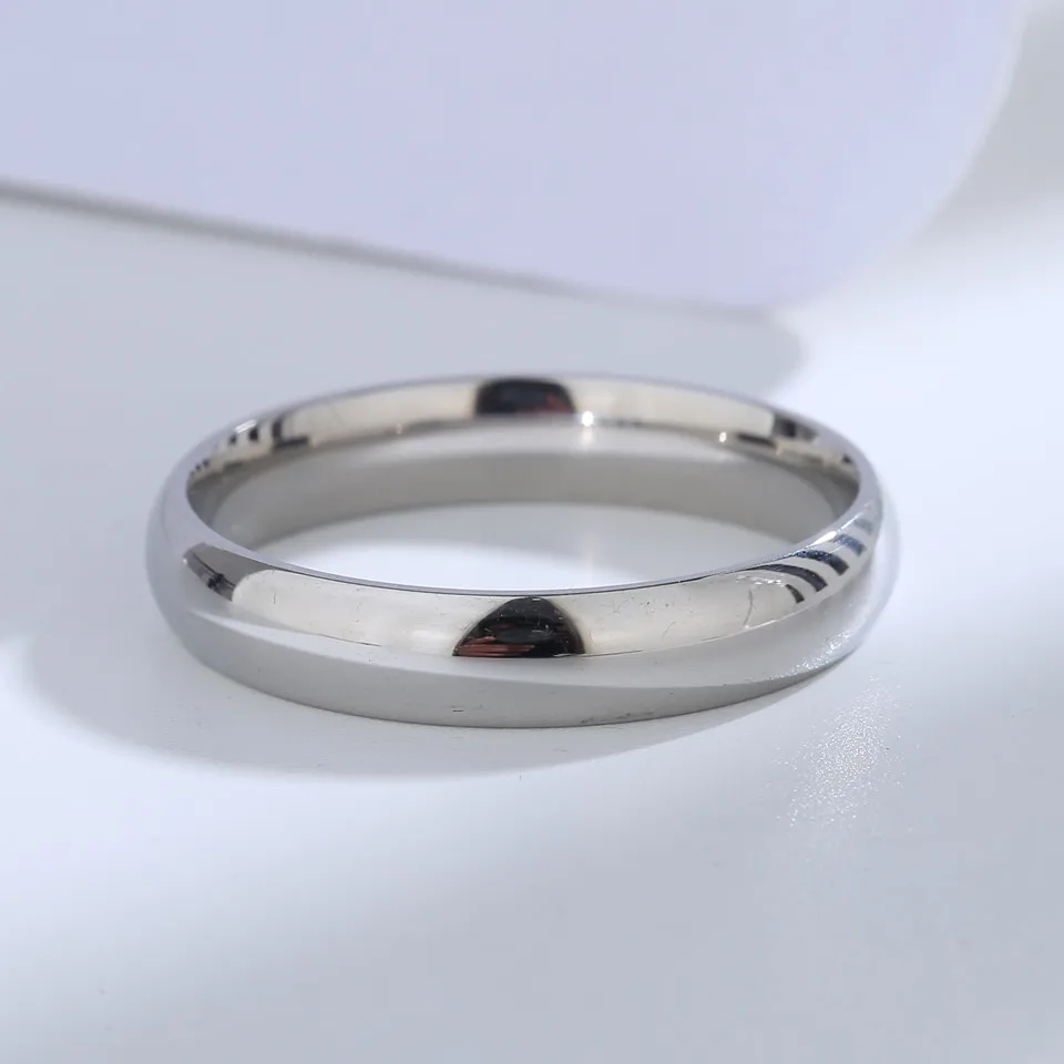 Silver ring for women men wedding